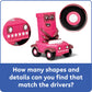 hand2mind Numberblocks Six to Ten Mini Vehicles, Race Car Toys, Preschool Math Counting Toys, Action Figure Set, Numbers for Toddlers, Small Figurines