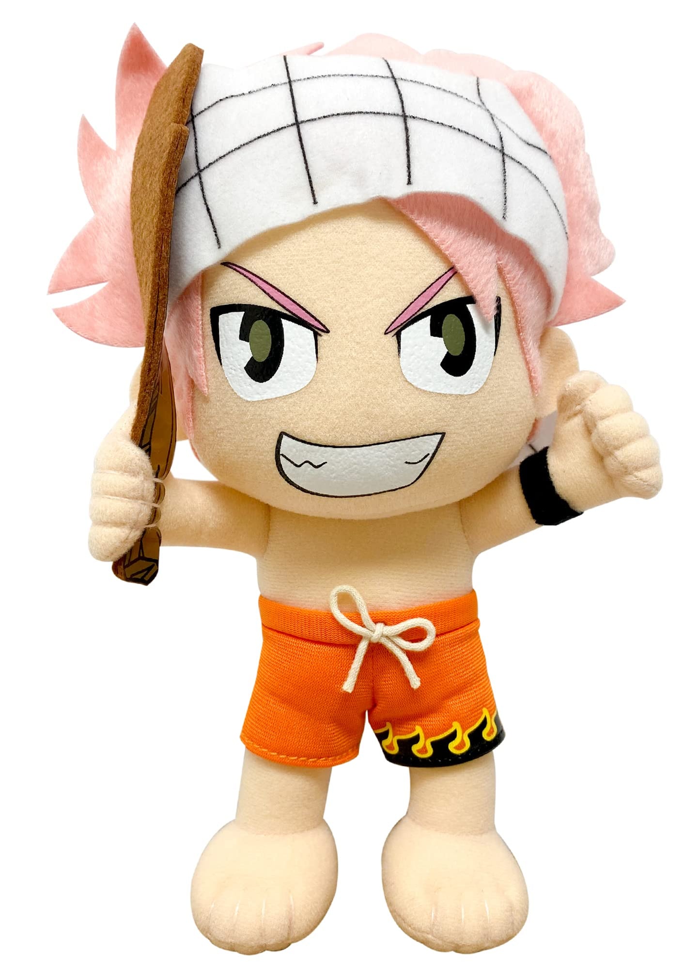 GE Animation Great Eastern Fairy Tail Swimsuit Natsu Dragneel Stuffed Plush, 9", Multicolor (GE-52775)