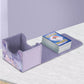 CaseBot Card Deck Box Compatible with MTG/TCG/CCG, Magnetic Game Card Case Large Size Fits Up 180+ Game Cards with PU Divider, Lilac Marble