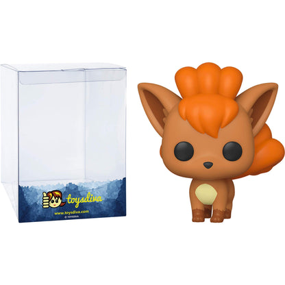 Funko Vulpix: P o p ! Games Vinyl Figurine Bundle with 1 Compatible 'ToysDiva' Graphic Protector (580-46863 - B)