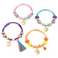 Make It Real: Unicorn Academy: Enchanting Unicorn Charms Bracelet Kit - 39pc DIY Jewelry Craft, Make 4 Charm & Bead Bracelets, Netflix Series, Kids 8+