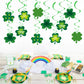 Hawaiian Summer-Luau Birthday Party-Decorations Supplies - 14pcs Pool Beach Flip Flop Slippers Hanging Swirl Banner,Tropical Tiki Tissue Streamers