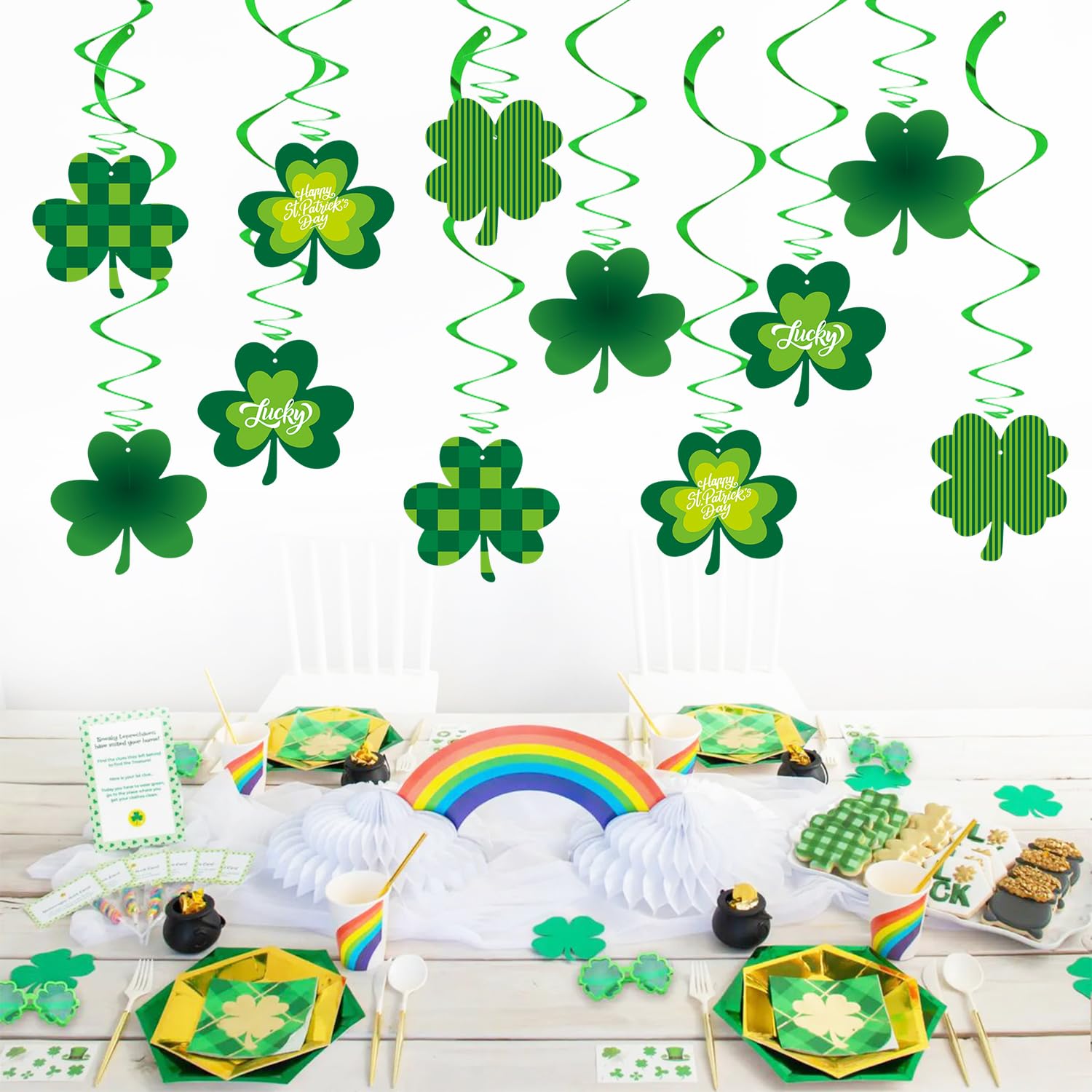Hawaiian Summer-Luau Birthday Party-Decorations Supplies - 14pcs Pool Beach Flip Flop Slippers Hanging Swirl Banner,Tropical Tiki Tissue Streamers