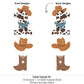 Big Dot of Happiness My First Rodeo - Little Cowboy 1st Birthday Party Centerpiece Sticks - Table Toppers - Set of 15