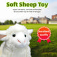 FRANKIEZHOU Realistic Lamb Stuffed Animal-White 10.24",Lamb Plush Toy, Sheep Stuffed Animal,Soft Girl Toys,Gifts for Kids, Home Decor,Hugging Toy