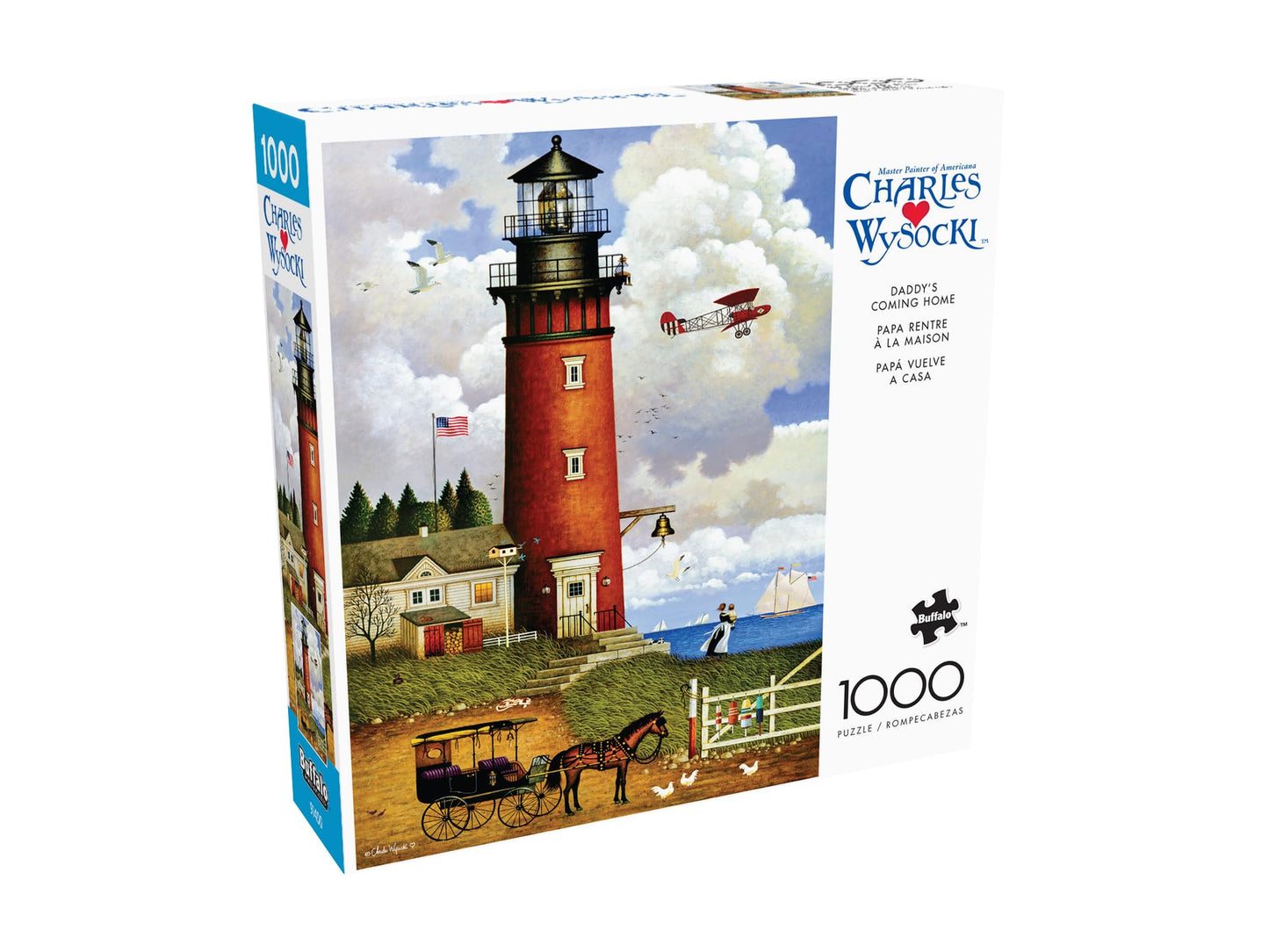 Buffalo Games - Charles Wysocki Daddy's Coming Home - 1000 Piece Puzzle