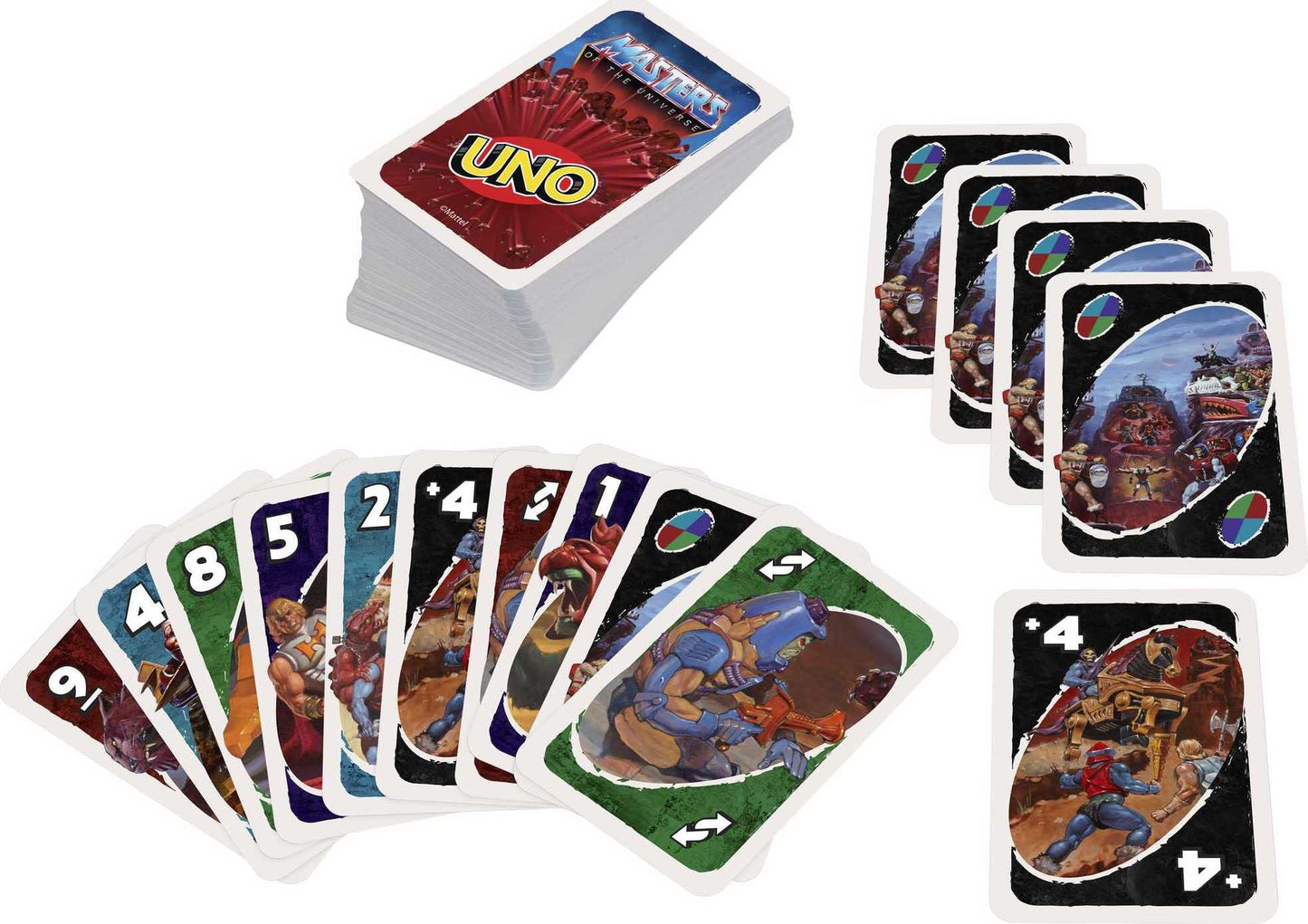 Mattel Games UNO Masters of The Universe Card Game for Kids, Adults and Game Night with Special Rule for 2-10 Players