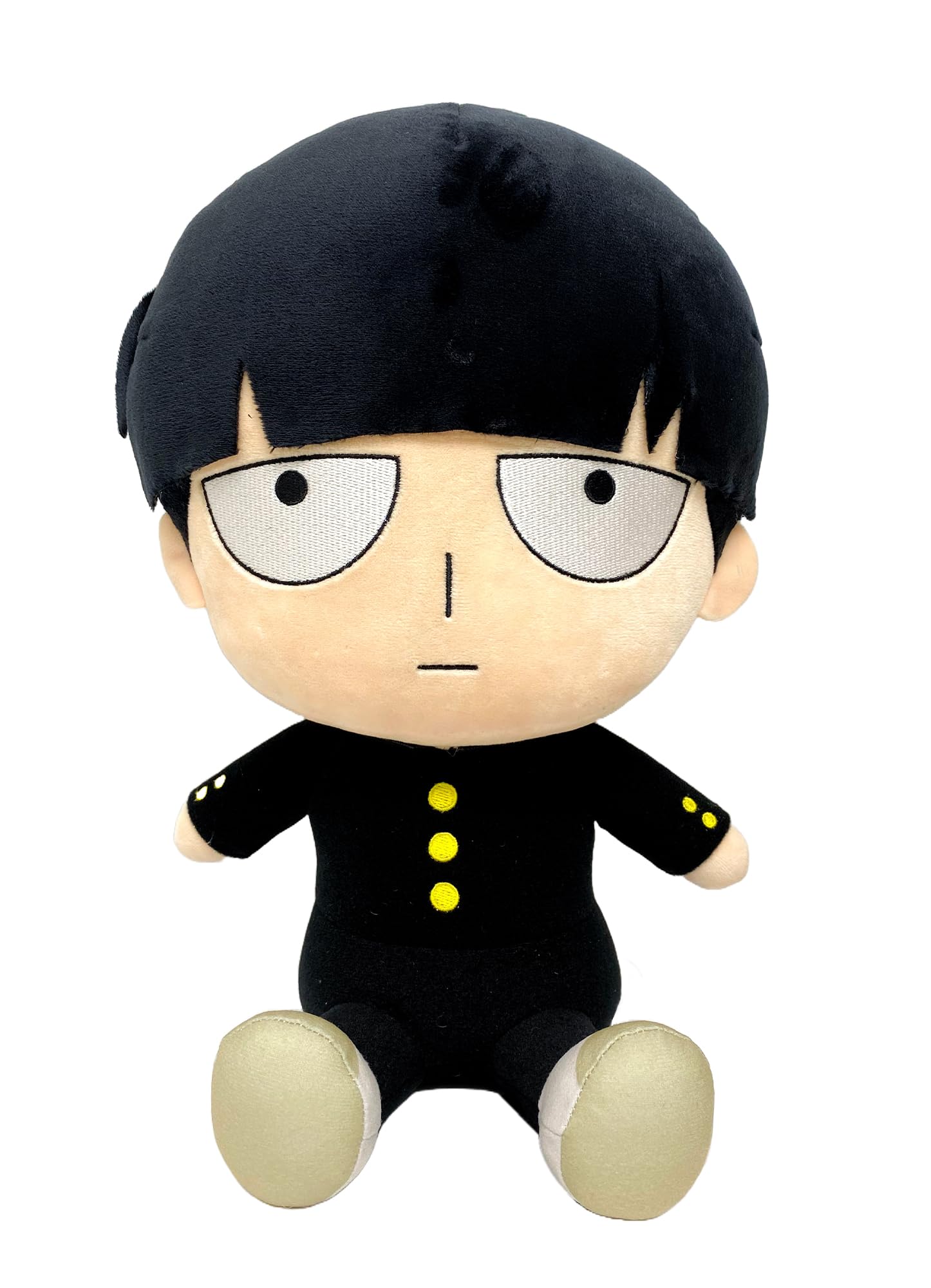 Great Eastern Entertainment Mob Psycho 100 - Shigeo Kageyama (Mob) Sitting Pose Plush 12" H