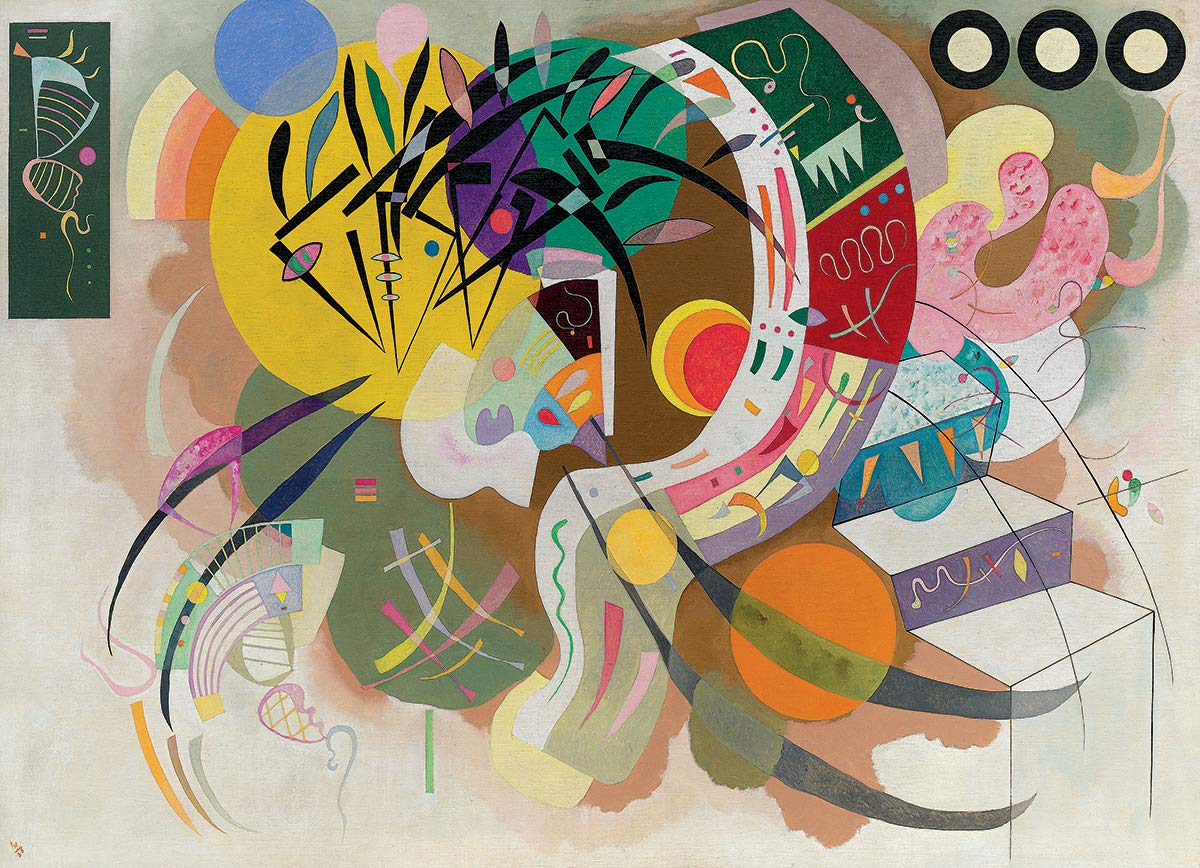 EuroGraphics Dominant Curve by Wassily Kandinsky (1000 Piece) Puzzle (6000-0839), White