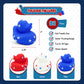 4E's Novelty Patriotic Rubber Ducks (24 Pack) Bulk 2" - 4th of July Party Favors, Patriotic Party Supplies Gifts toys for Kids Adults Fourth of July