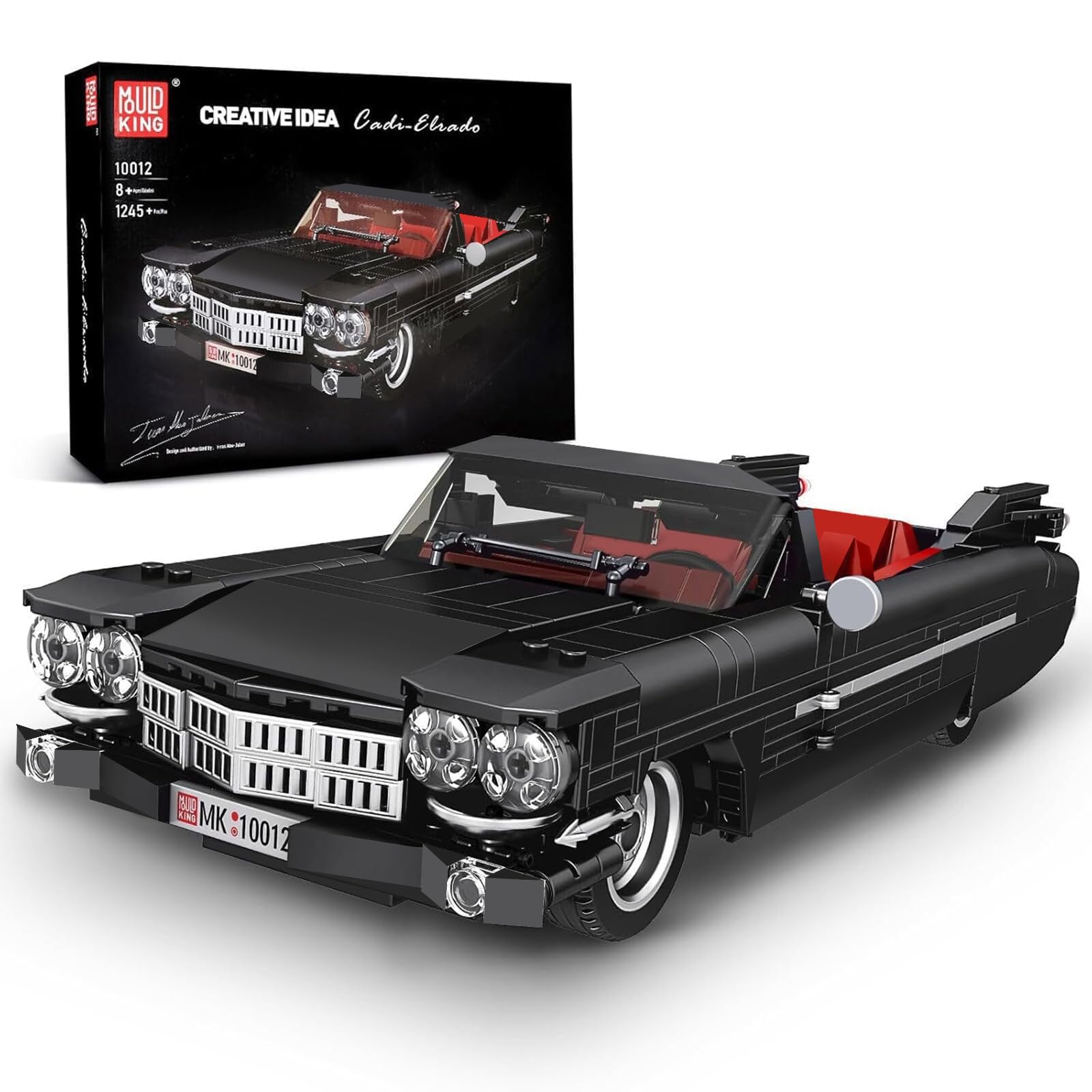 Mould King Sports Car Building Block Kits, MOC Racing Model Building Sets, Convertible Gifts for Kids Age 8+/Adults Collections Enthusiasts - 1,245