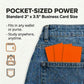 Mini Flash Cards 1000 Pack, Neon Study Cards for Active Recall, USA Made