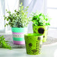 Fun Express Mini Flower Pots Ceramic Set of 12 - Unpainted White 3 Inch Plant Pots Ready to Paint | DIY Ceramic Painting Kit for Kids Craft Projects