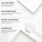 ARTEZA Acrylic Art Paper Foldable Canvas Pad, 7x8.6 Inches, 20 Sheets, DIY Frame
