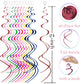 30 Pcs Burgundy Swirls Decorations Hanging Swirl Decorations Party Streamers for Party Decorations Ceiling