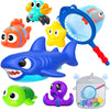 GZHFMUS No Hole Mold Free Baby Bath Toys for Kids Ages 1-3,Water Toys for Babies and Toddlers,Ocean Animal Bath Toys for Bathtub,Shower,Beach