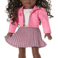 American Girl Truly Me 18-inch Doll Celebrity Chic Outfit with Jacket, Top, Skirt, Flats, and Ankle Straps, for Ages 6+