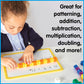 edxeducation Linking Cubes, Set of 100, Counting Cubes, Color Sorting Toys