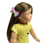 The New York Doll Collection Animal Print Leggings and White Top Fits All 18 inch Dolls