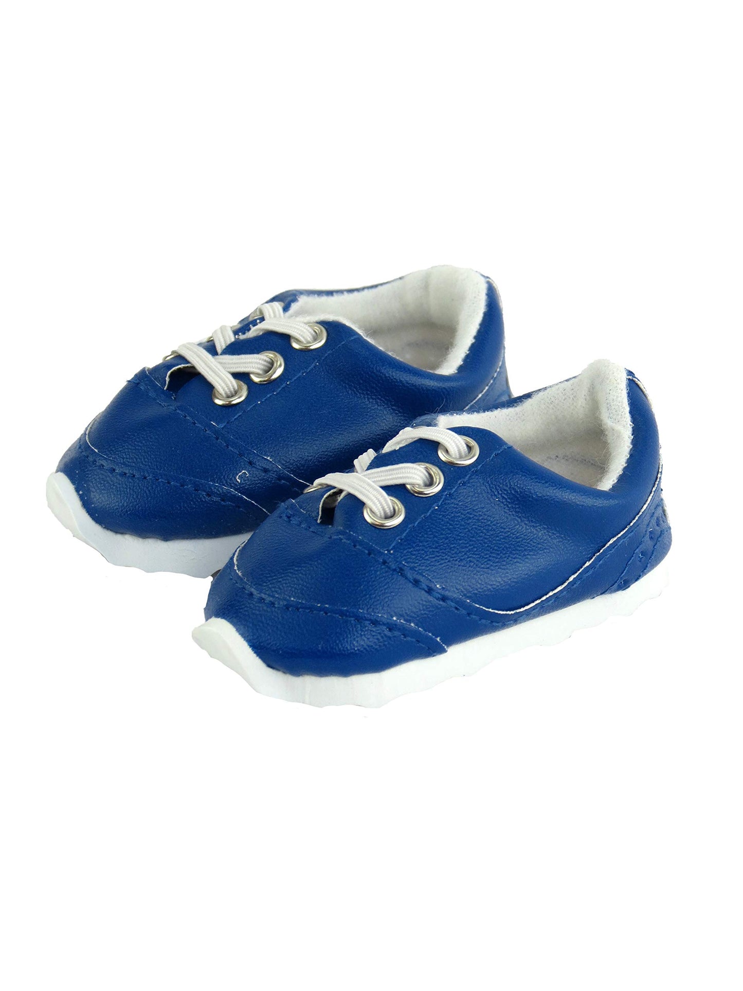 American Fashion World Blue No Tie Sporty Sneakers for 18-Inch Dolls | Premium Quality & Trendy Design | Dolls Shoes | Shoe Fashion for Dolls
