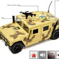 Lollipop United States Army Friction Powered Military Humvee Toy, 1:16 Scale Model Armored Car, Utility Vehicle w/Lights/Sounds