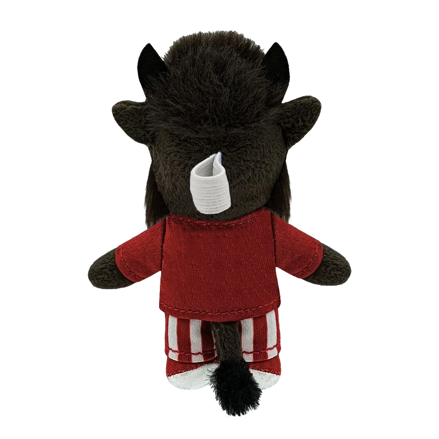 Bobbi-Dobbiez Attachable Plushie Indiana University Hoosiers Mini Bison Mascot - Attaches to Backpacks, Bags, Shoes, Water Bottles, and More