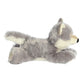 Aurora® Responsibly Made Eco Nation™ Eco Softies™ Wolf Stuffed Animal - Ideal for Playtime Adventures - Perfect for Birthdays or Just Because - Gray 9