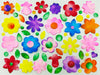 Roylco Blots of Flowers - Pre-Cut Blank Floral Shapes for Classroom Crafts & Learning Activities, Unique Blot Paper for Watercolor & Marker Art - Easy