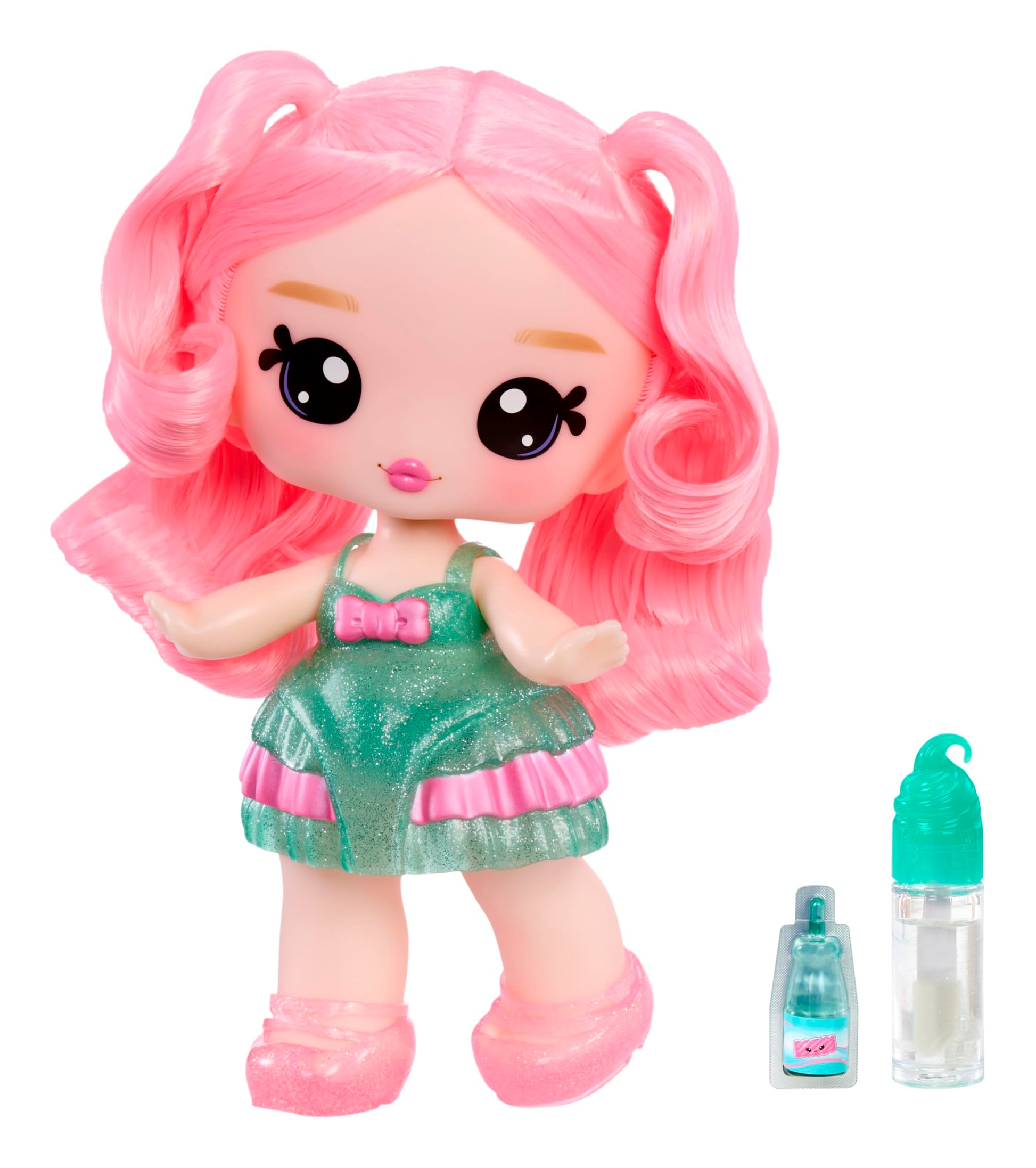 Yummiland Large Doll- Susie Sour Straw with Scented Lip Gloss, Ages 4+