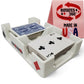 Busting with Pips 2 Deck Swivel Playing Card Tray for 1-2 Decks (White)