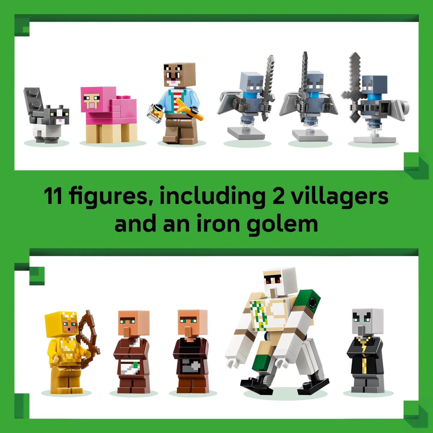 LEGO Minecraft Evoker Village Attack 21596