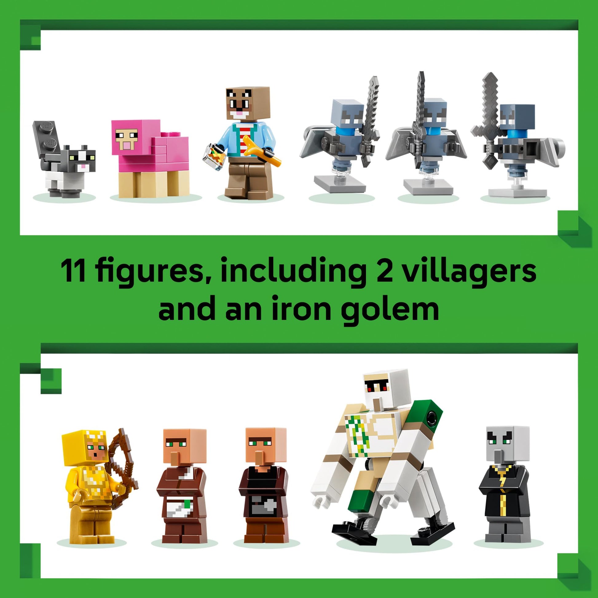 LEGO Minecraft Evoker Village Attack 21596