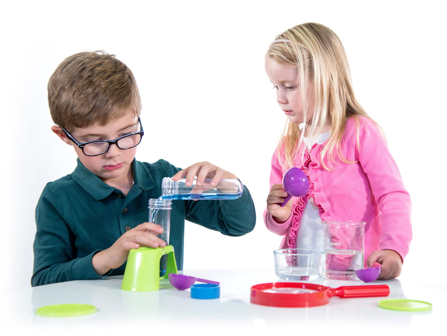 Thames & Kosmos Kids First Science Laboratory STEM Experiment Kit for Preschoolers, Young Learners Ages 3+ | Includes Durable, Colorful, Plastic
