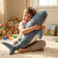 DongAi 31.4" Blue Giant Shark Plush Pillow, Super Soft Toy
