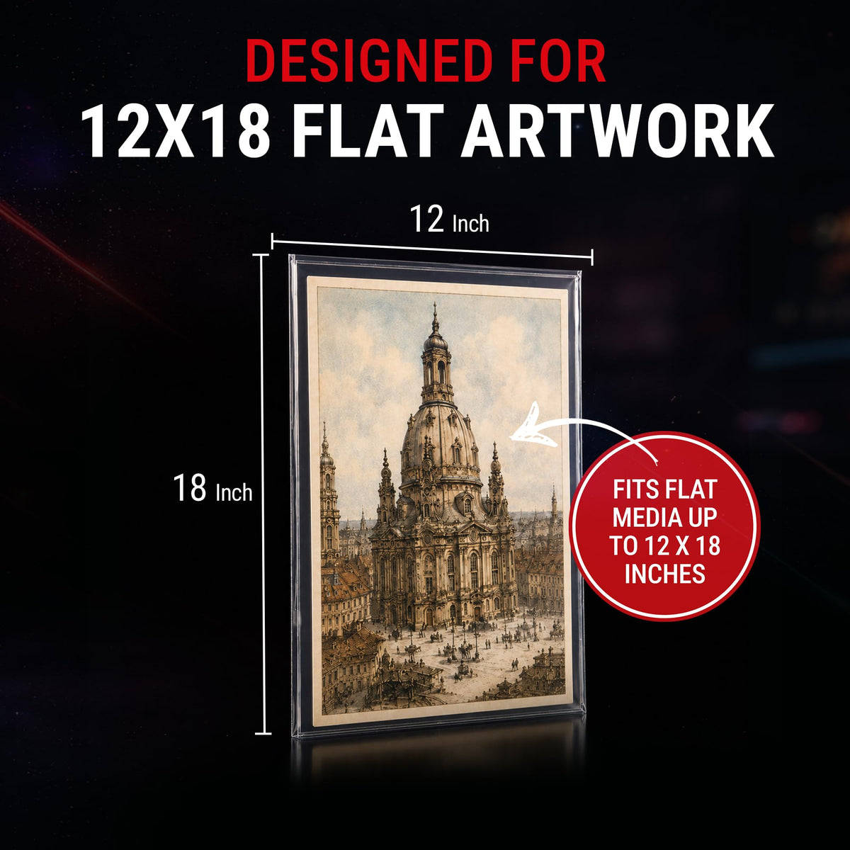 Ultra Pro 12" x 18" Protective Toploader for Lithographs (10 ct.)