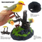 Tipmant Cute Electronic Pets Simulation Sparrow Bird Can Move Chirp Pen Holders Office Home Decor Ornament Kids Toys Birthday Gifts