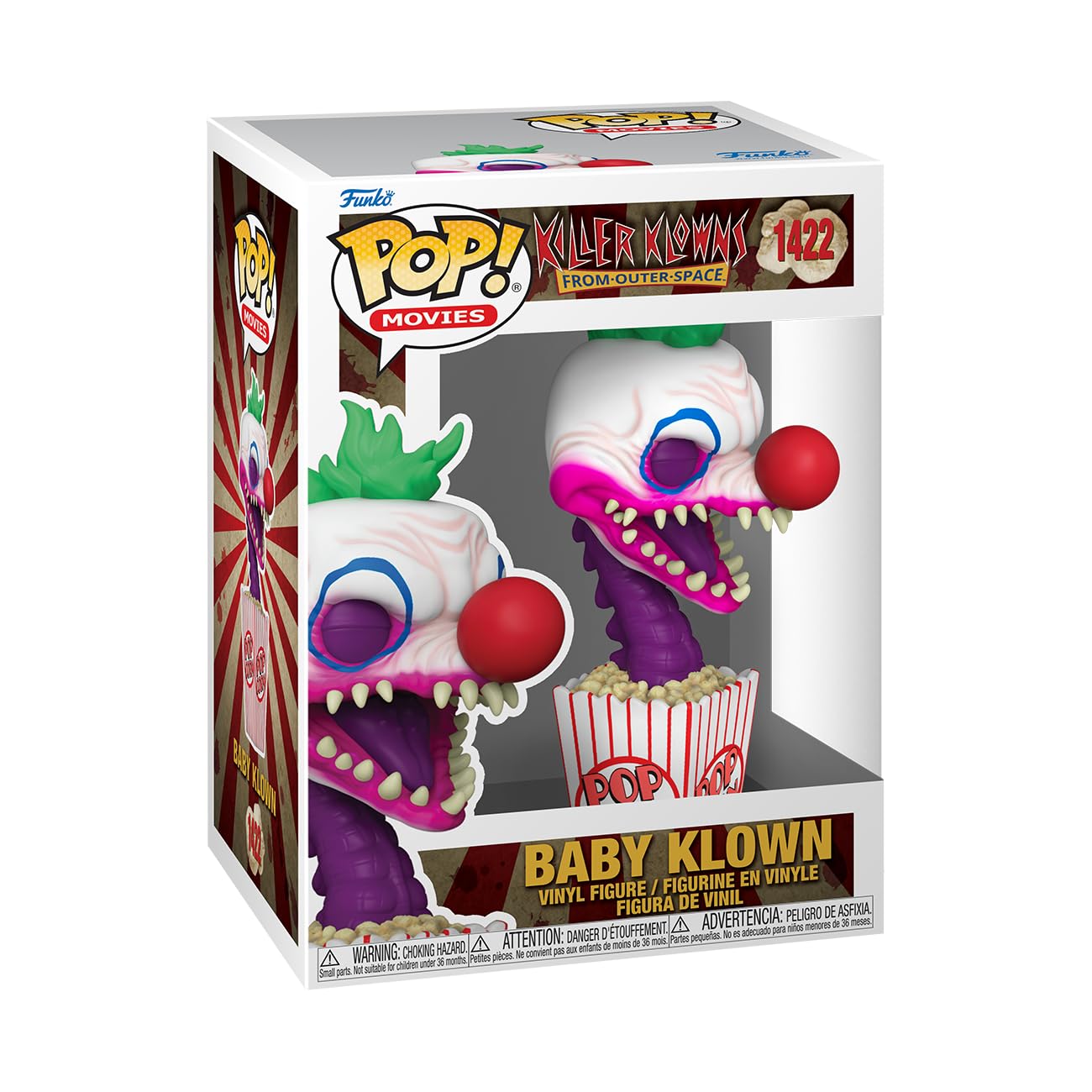 Funko POP! Movies: KKOS - Baby Klown - Killer Klowns from Outer Space - Collectable Vinyl Figure - Gift Idea - Official Merchandise - for Kids