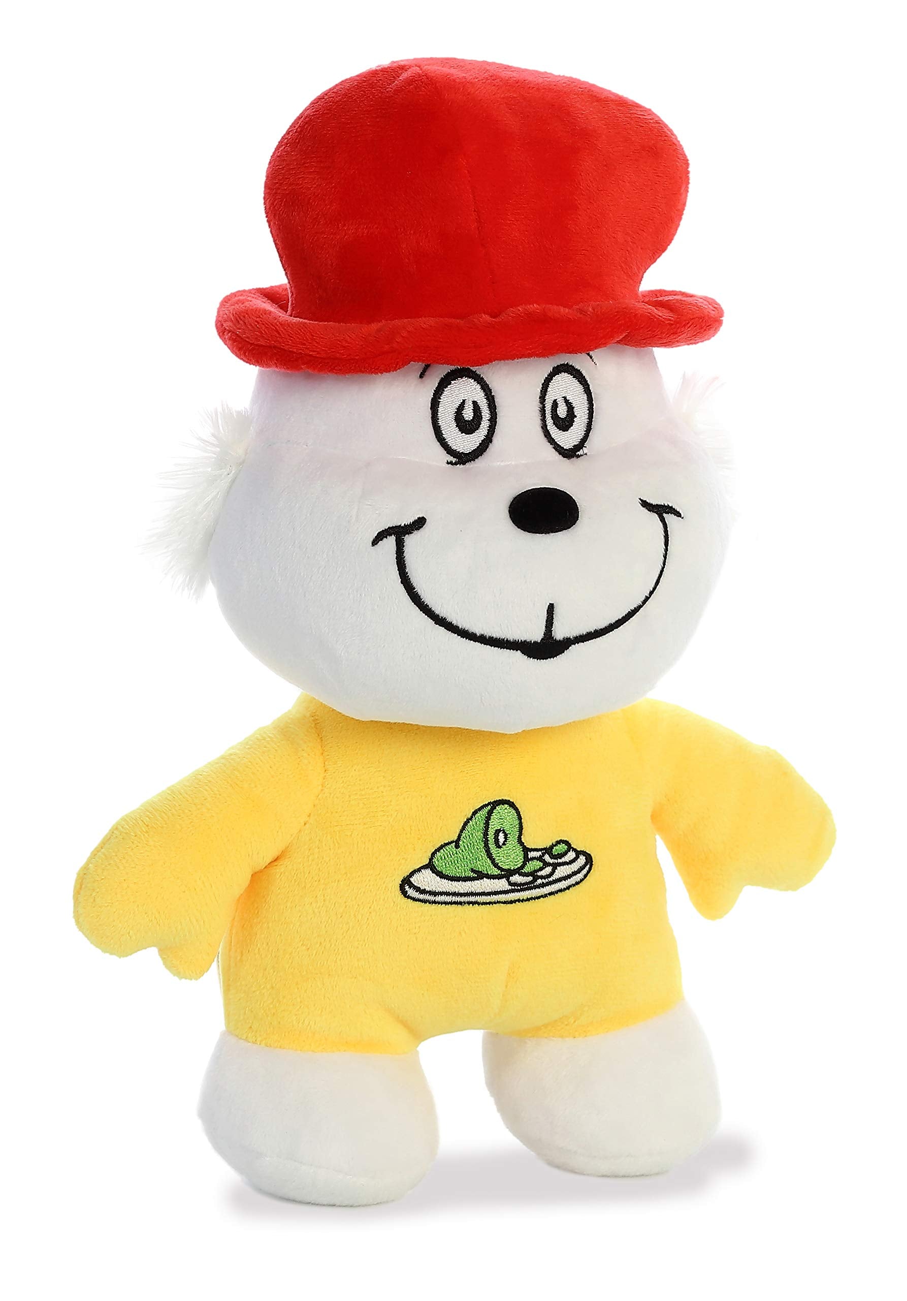 Aurora® Whimsical Dr. Seuss™ Dood Plushie™ Sam I Am Stuffed Animal - Magical Storytelling - Literary Inspiration - Yellow 10 Inches