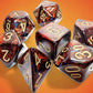 Chessex Mega-hedral Poly Set - Scarab, Blue Blood w/Gold (7)
