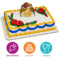 DecoSet® Disney Princess Belle Beautiful As A Rose Cake Topper, 2-Piece Decorations Set with Belle Figurine and Golden Tiara with Spinning Jewel