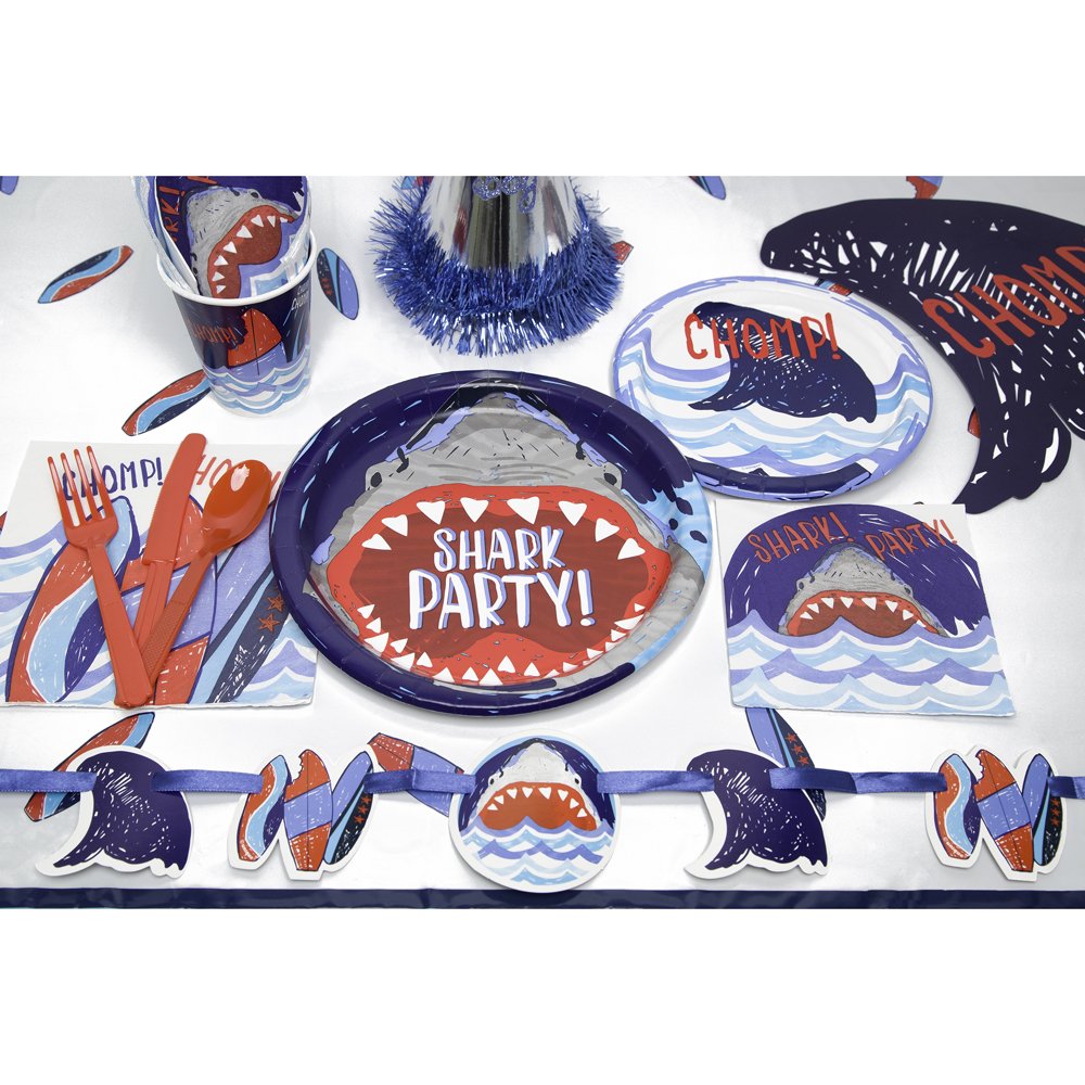 Unique Shark Party Fin Centerpiece Decoration, 10", 1 Ct, Multicolor (72537)