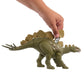 Mattel Jurassic World Wild Roar Dinosaur Toy with Sound & Attack Move, Hesperosaurus Posable Action Figure Includes Digital Play, 11 inches Long