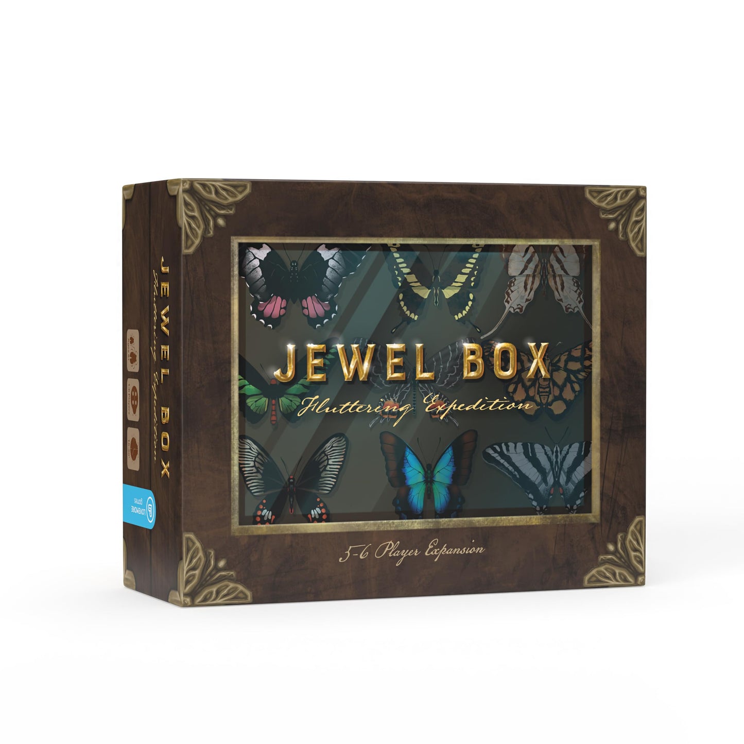 Lovemore Games Jewel Box Fluttering Expedition Expansion - Expansion to Jewel Box that Adds Butterflies and Allows up to 6 Players to Play Together