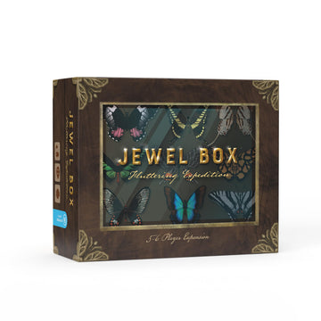 Lovemore Games Jewel Box Fluttering Expedition Expansion - Expansion to Jewel Box that Adds Butterflies and Allows up to 6 Players to Play Together