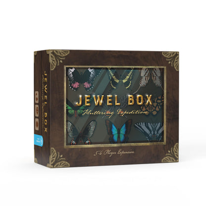 Lovemore Games Jewel Box Fluttering Expedition Expansion - Expansion to Jewel Box that Adds Butterflies and Allows up to 6 Players to Play Together