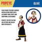 Boss Fight Studio Olive OYL Popeye Classics Wave 1 Action Figure - Highly Articulated Figurine with Accessories Including Swee’ Pea, Fabric Skirt