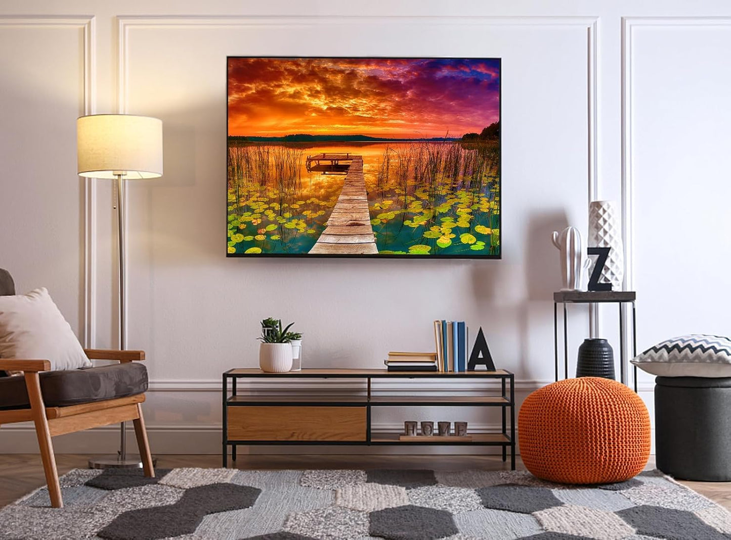 Jigsaw Puzzles 2 Pack 1000 Pieces Puzzles for Adults - Hawaii Beach & Lake at Sunset Nature Landscape Impossible Challenging Puzzles for Home Decor