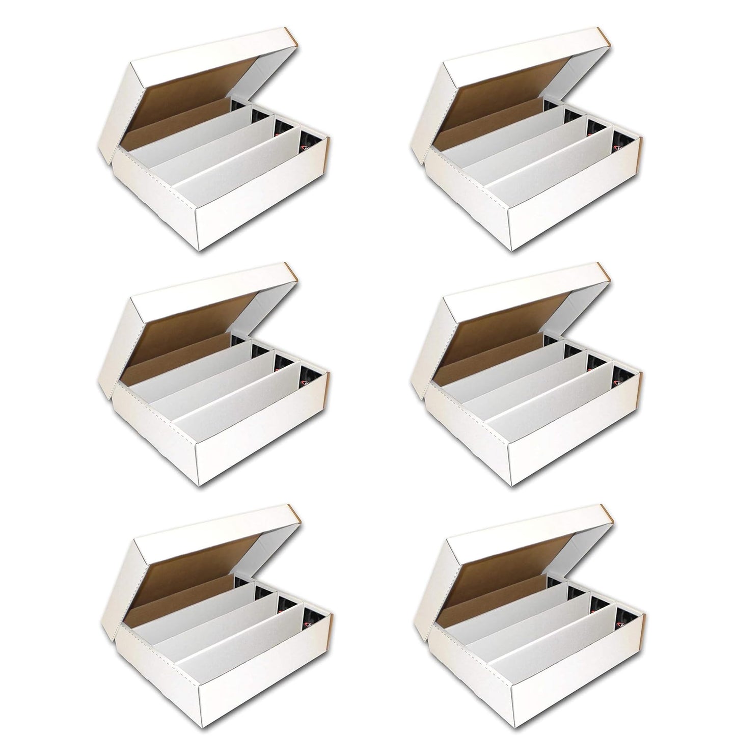 BCW Monster Box - 6ct Trading Card Storage Box | Holds 3200 Cards | Sports & TCG Card Organizer