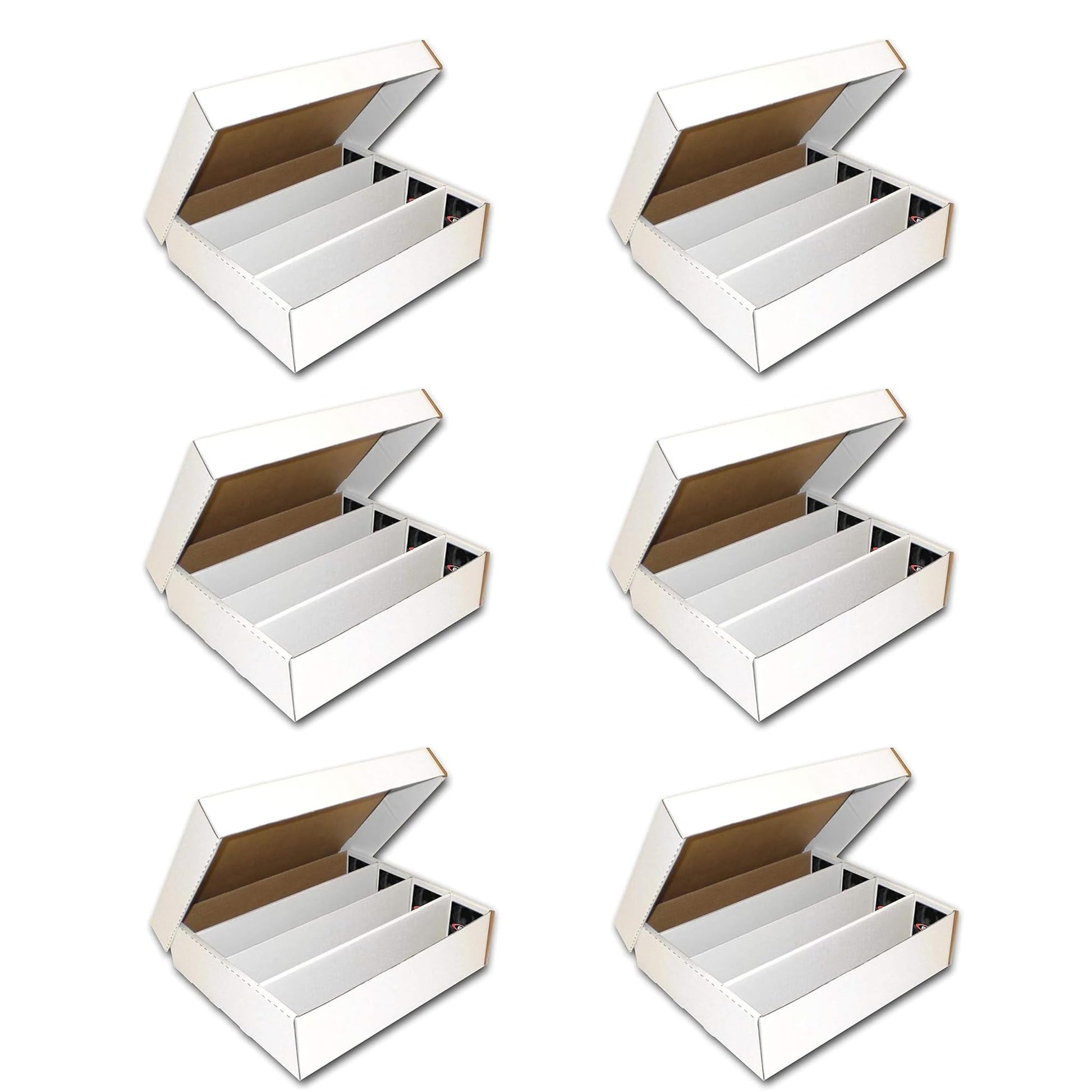 BCW Monster Box - 6ct Trading Card Storage Box | Holds 3200 Cards | Sports & TCG Card Organizer