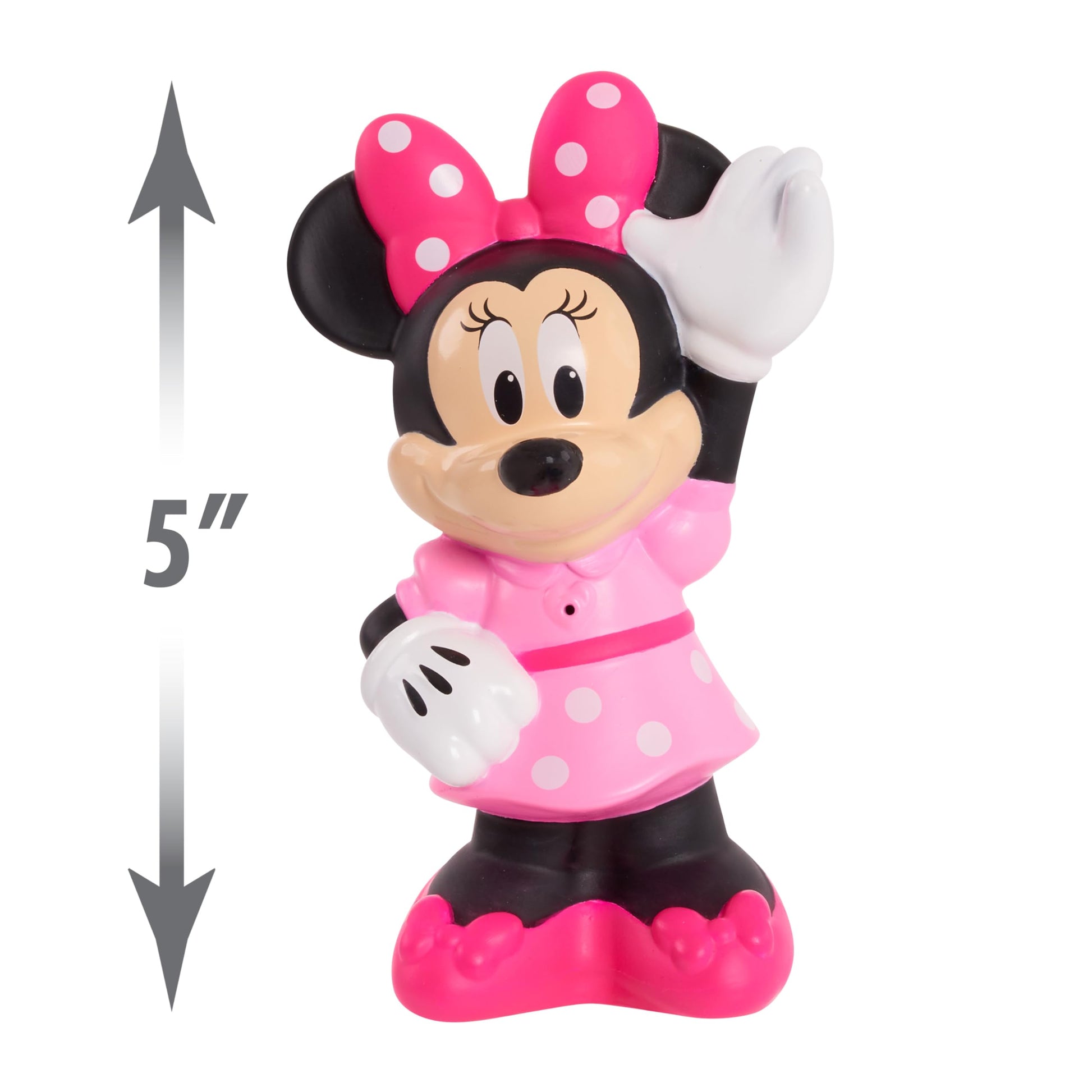 Disney Junior Minnie Mouse 3-Pack Bath Toys, Figures Include Minnie Mouse, Daisy Duck, and Figaro, Kids Toys for Ages 3 Up by Just Play